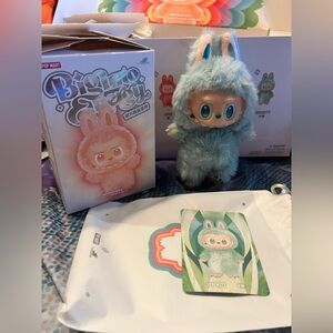 Pop mart authentic big into energy labubu plush serenity -new